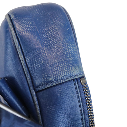 Louis-Vuitton Ambler Leather Blue Bag