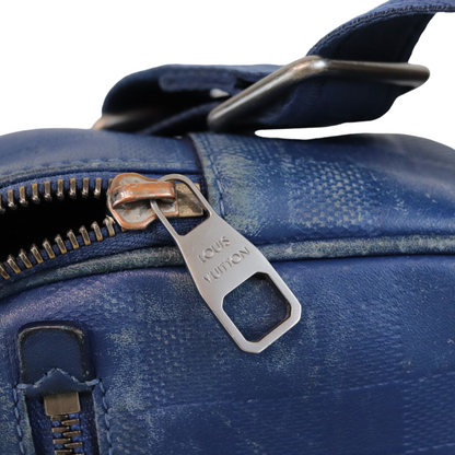 Louis-Vuitton Ambler Leather Blue Bag