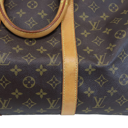 Louis-Vuitton Monogram Canvas Keepall 50 GHW