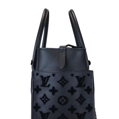 Louis-Vuitton Calfskin Monogram Tufting On My Side Black