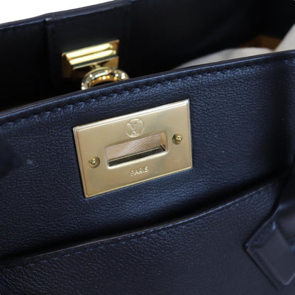 Louis-Vuitton Calfskin Monogram Tufting On My Side Black