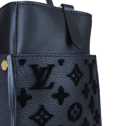 Louis-Vuitton Calfskin Monogram Tufting On My Side Black