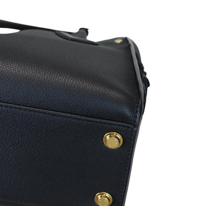Louis-Vuitton Calfskin Monogram Tufting On My Side Black