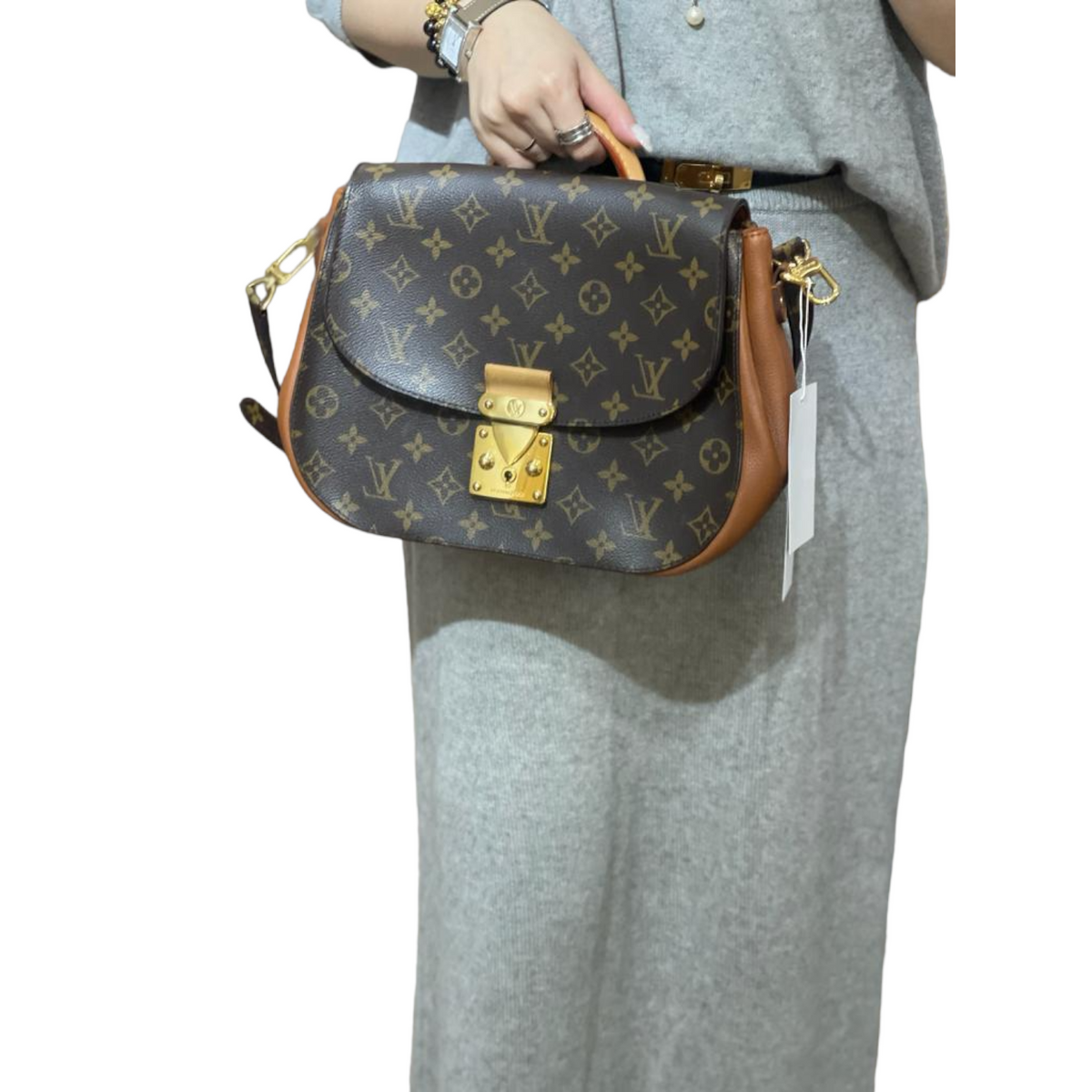 Louis-Vuitton Monogram Eden MM Camel GHW