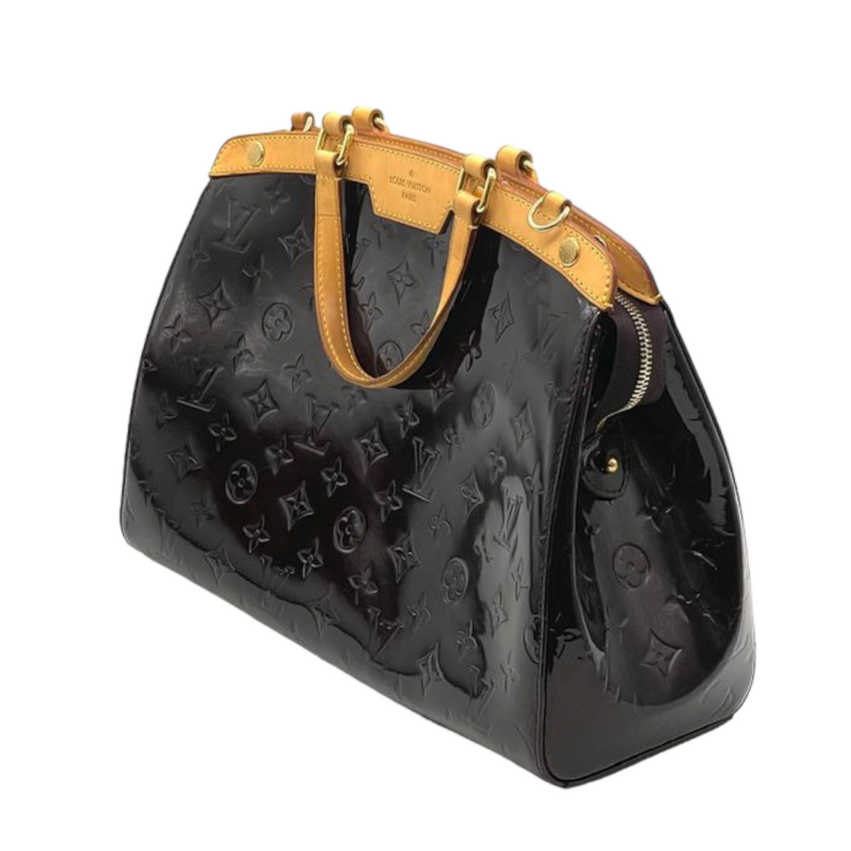 Louis-Vuitton Vernis Brea GM Purple Bag