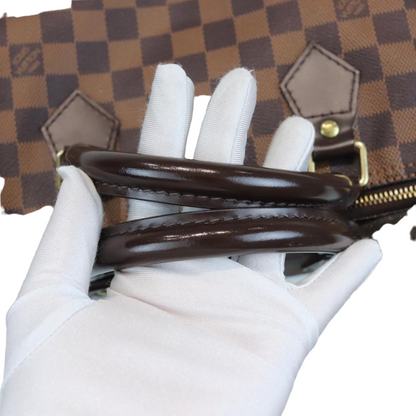 Louis-Vuitton Damier Ebene Speedy 30 Bag GHW