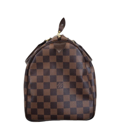 Louis-Vuitton Damier Ebene Speedy 30 Bag GHW