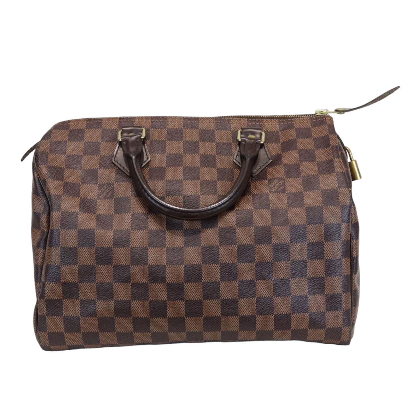 Louis-Vuitton Damier Ebene Speedy 30 Bag GHW