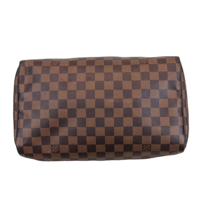 Louis-Vuitton Damier Ebene Speedy 30 Bag GHW