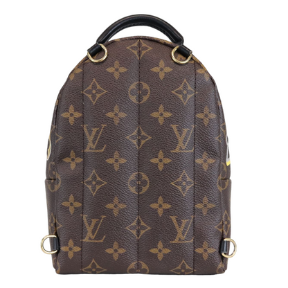 Louis-Vuitton Monogram Love Lock Mini Palm Springs Backpack
