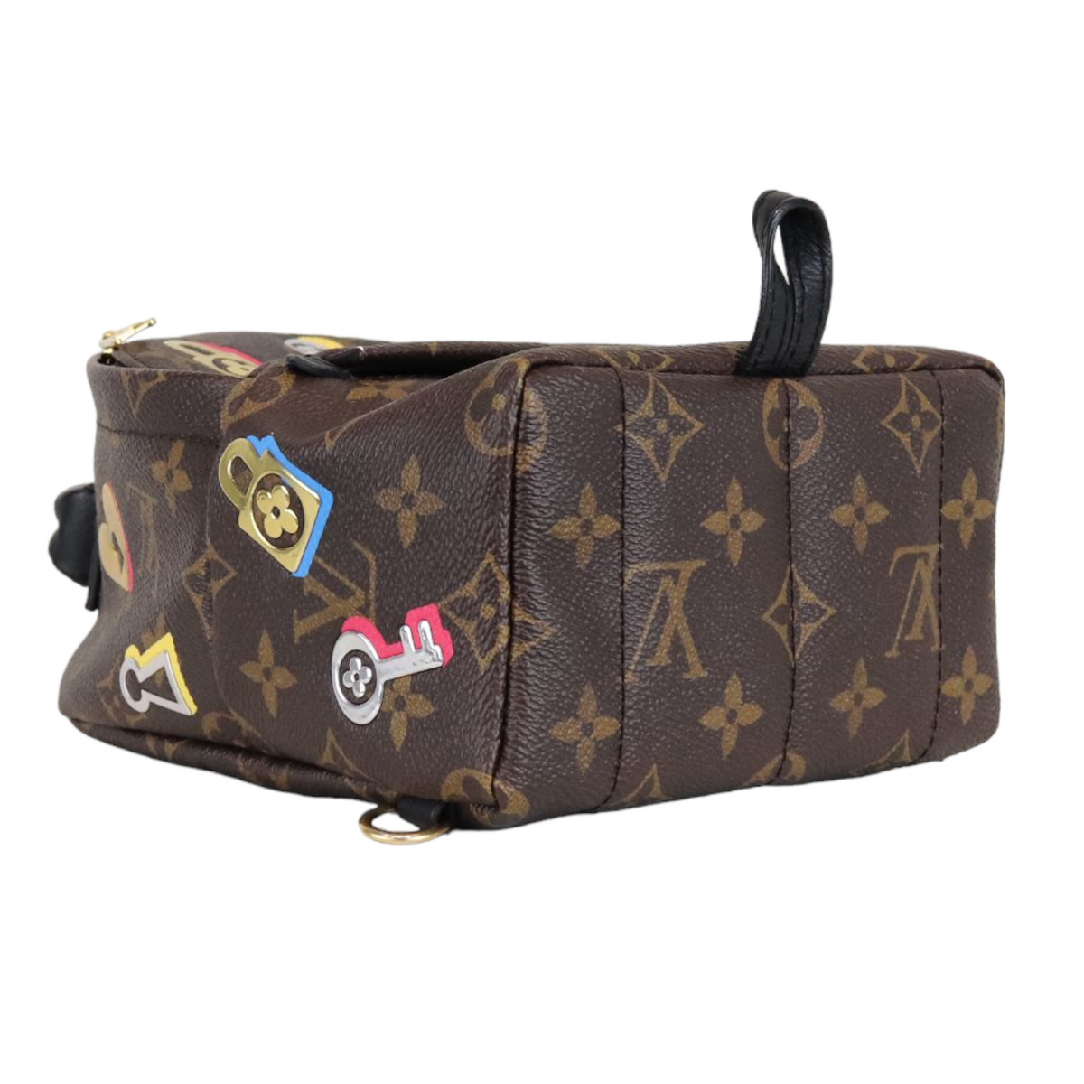 Louis-Vuitton Monogram Love Lock Mini Palm Springs Backpack