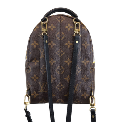 Louis-Vuitton Monogram Love Lock Mini Palm Springs Backpack