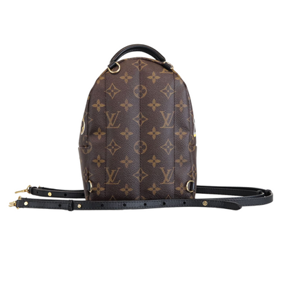 Louis-Vuitton Monogram Love Lock Mini Palm Springs Backpack