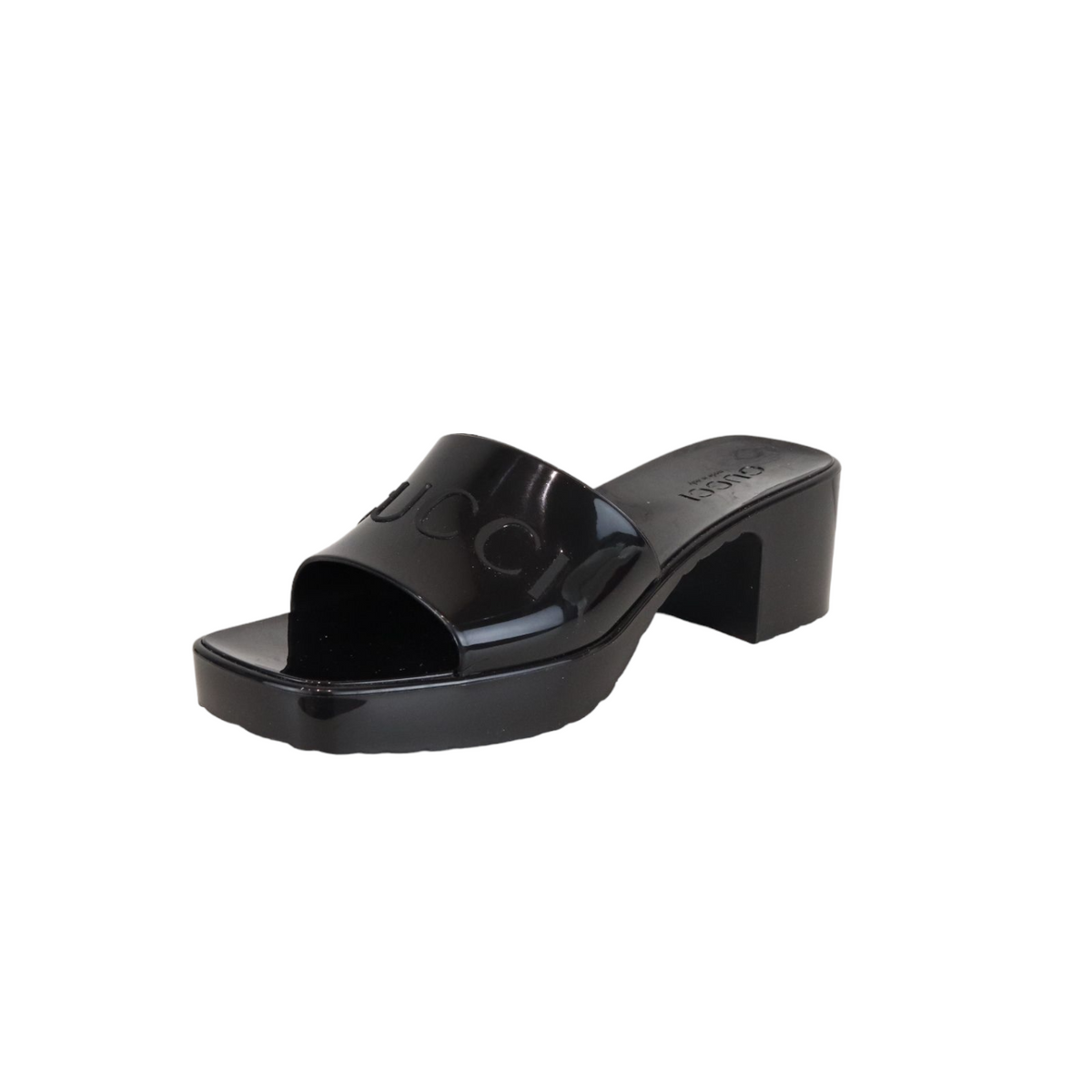Gucci Jelly Sandals Black Size 38