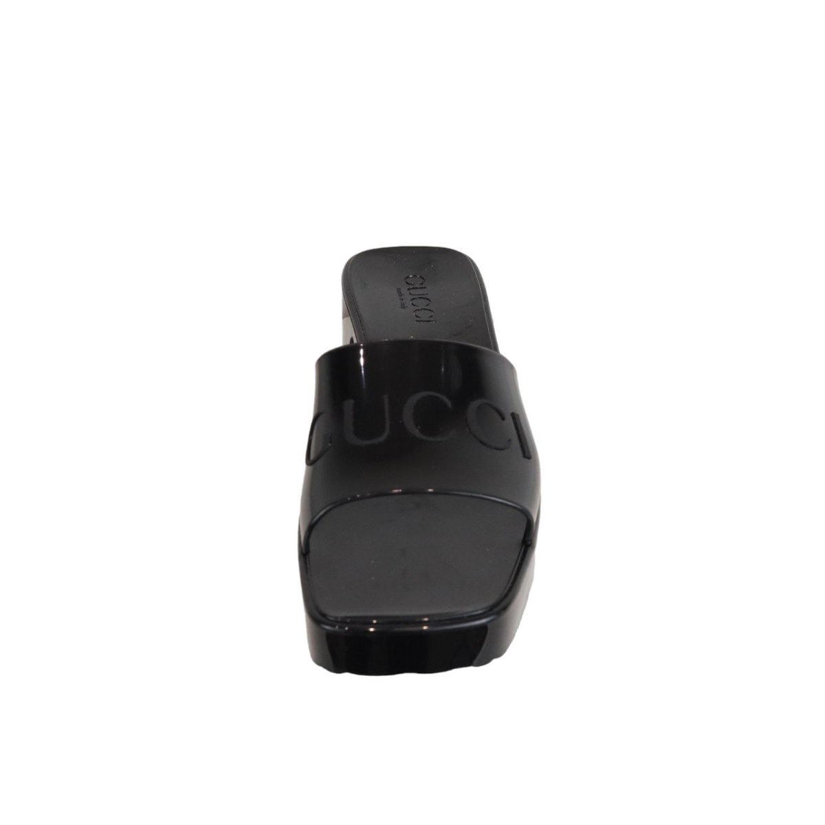 Gucci Jelly Sandals Black Size 38