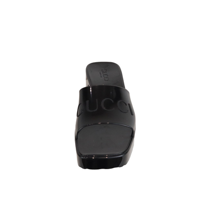Gucci Jelly Sandals Black Size 38