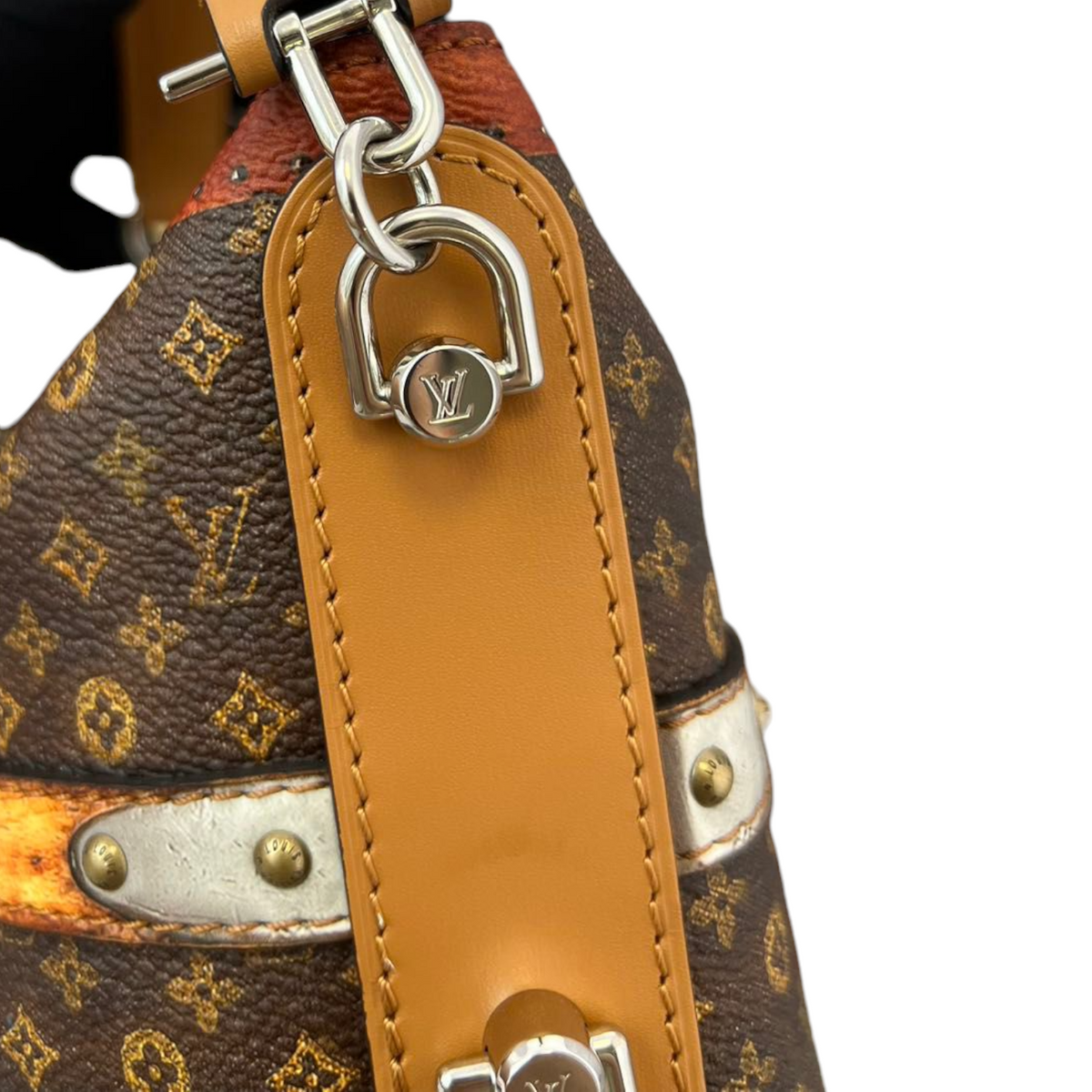 Louis-Vuitton Transformed Monogram Time Trunk Duffle Bag