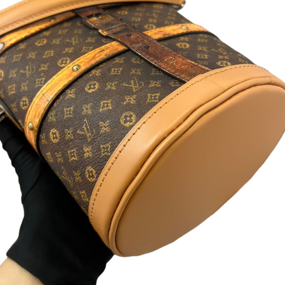Louis-Vuitton Transformed Monogram Time Trunk Duffle Bag