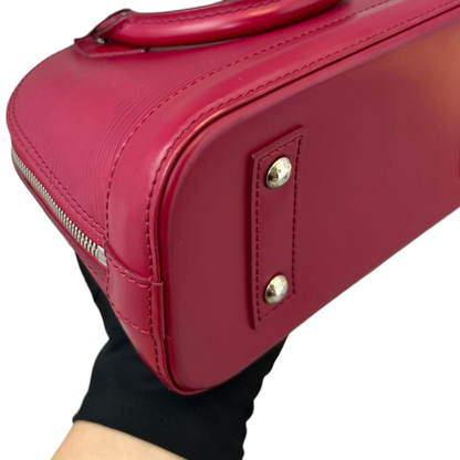 Louis-Vuitton Alma BB Epi Burgundy SHW