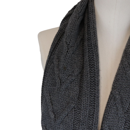 Louis-Vuitton Men’s Wool Scarf Grey