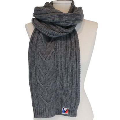 Louis-Vuitton Men’s Wool Scarf Grey