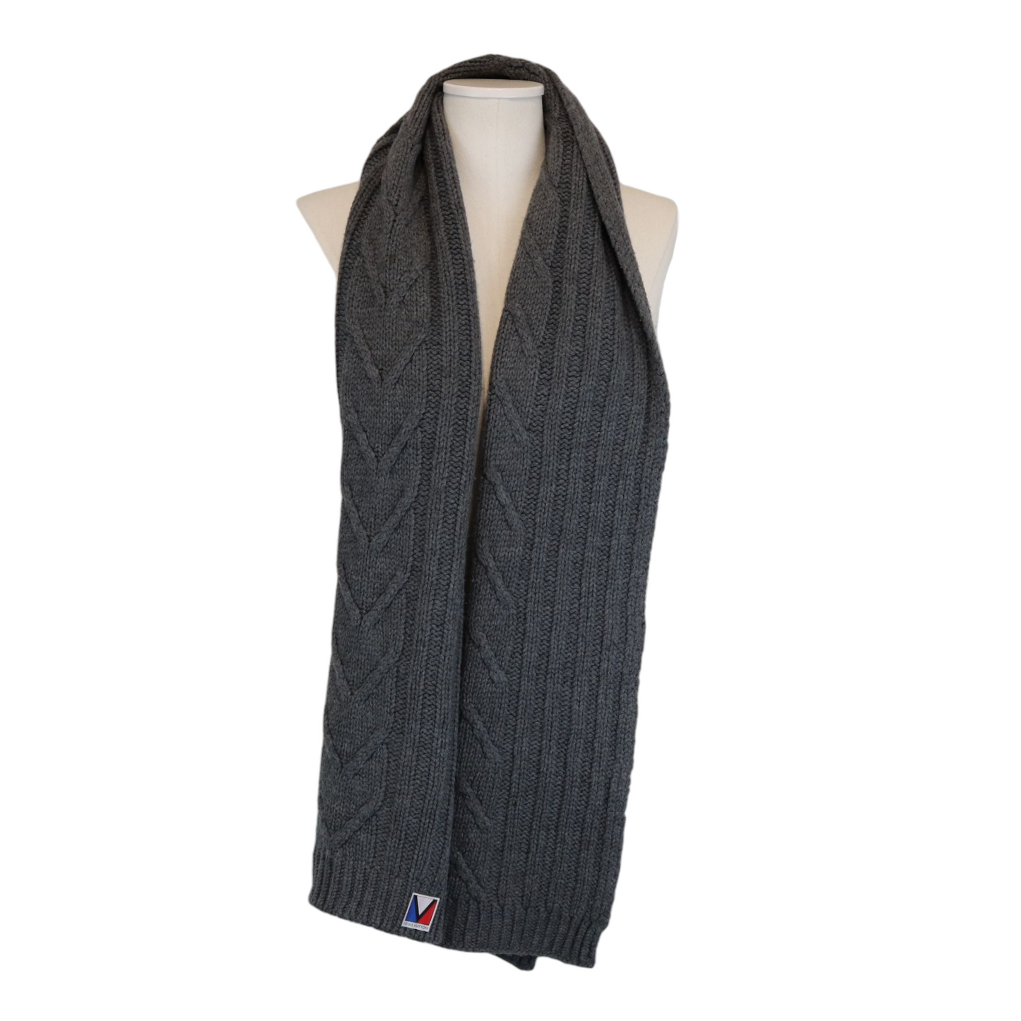 Louis-Vuitton Men’s Wool Scarf Grey