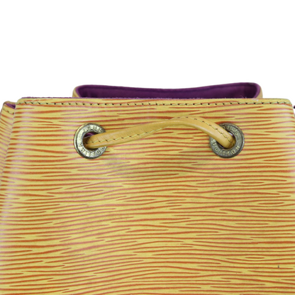 Louis-Vuitton Epi Noe MM Yellow