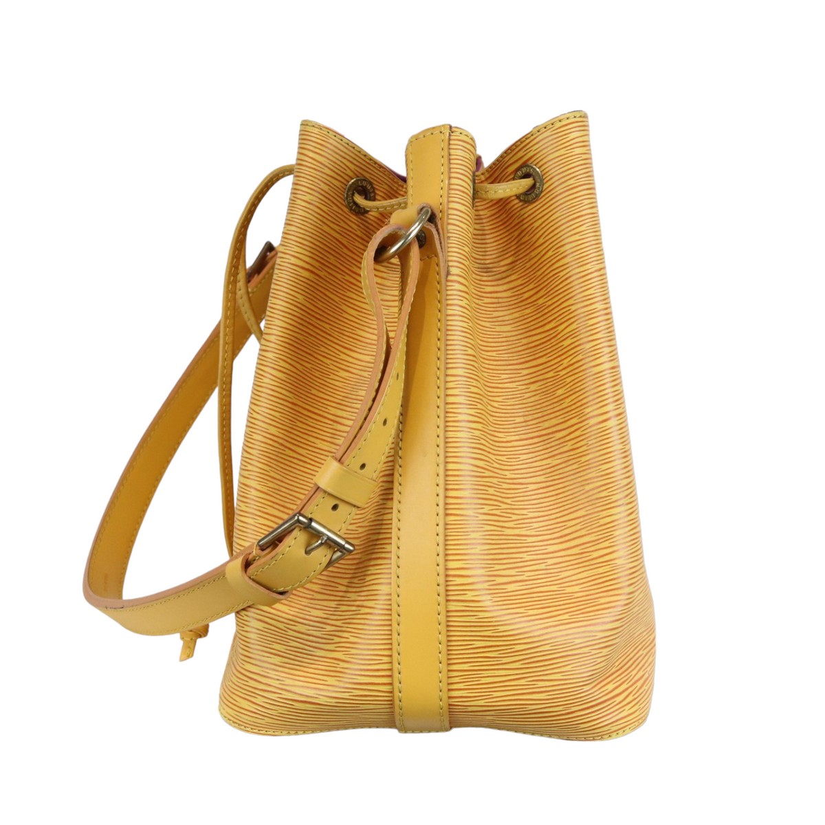 Louis-Vuitton Epi Noe MM Yellow