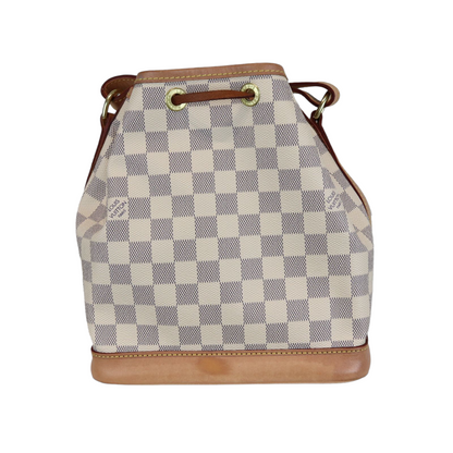 Louis-Vuitton Damier Azur Noe BB White GHW