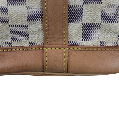 Louis-Vuitton Damier Azur Noe BB White GHW