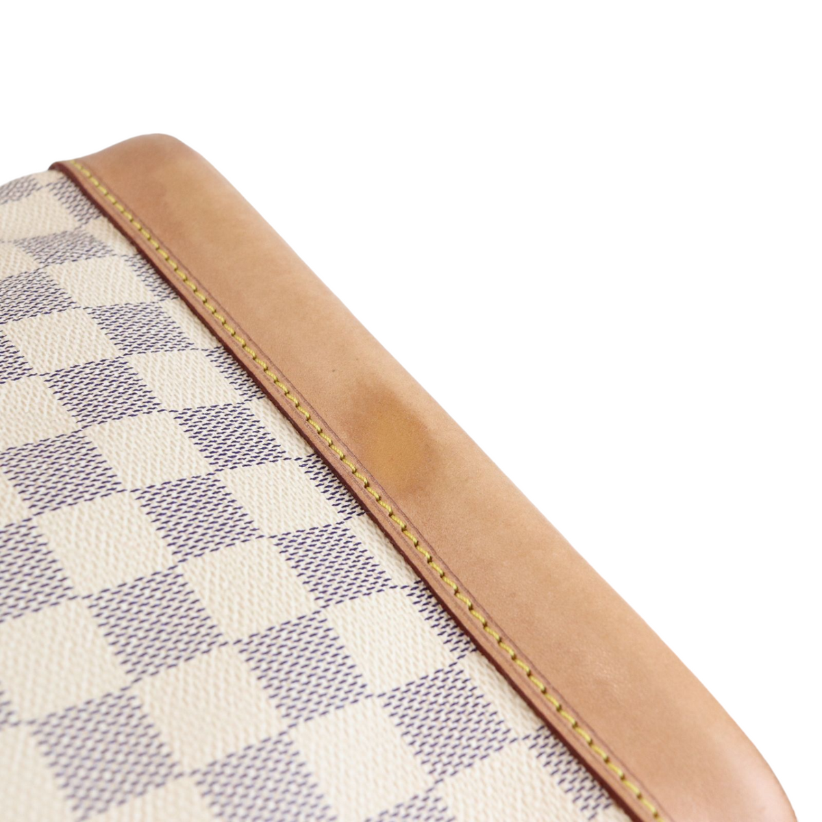 Louis-Vuitton Damier Azur Noe BB White GHW