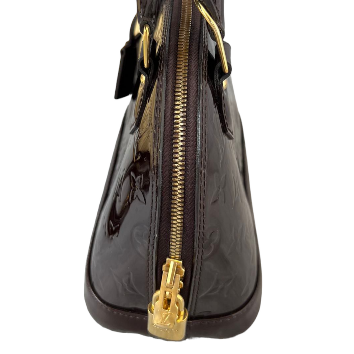Louis-Vuitton Vernis Alma BB Amarante GHW