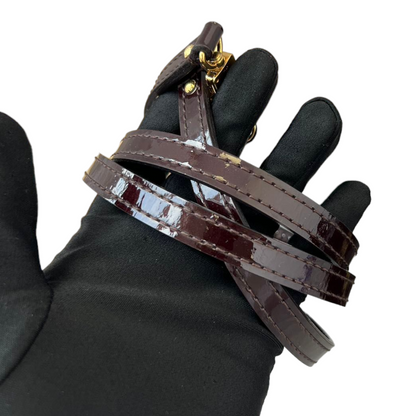 Louis-Vuitton Vernis Alma BB Amarante GHW