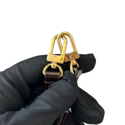 Louis-Vuitton Vernis Alma BB Amarante GHW