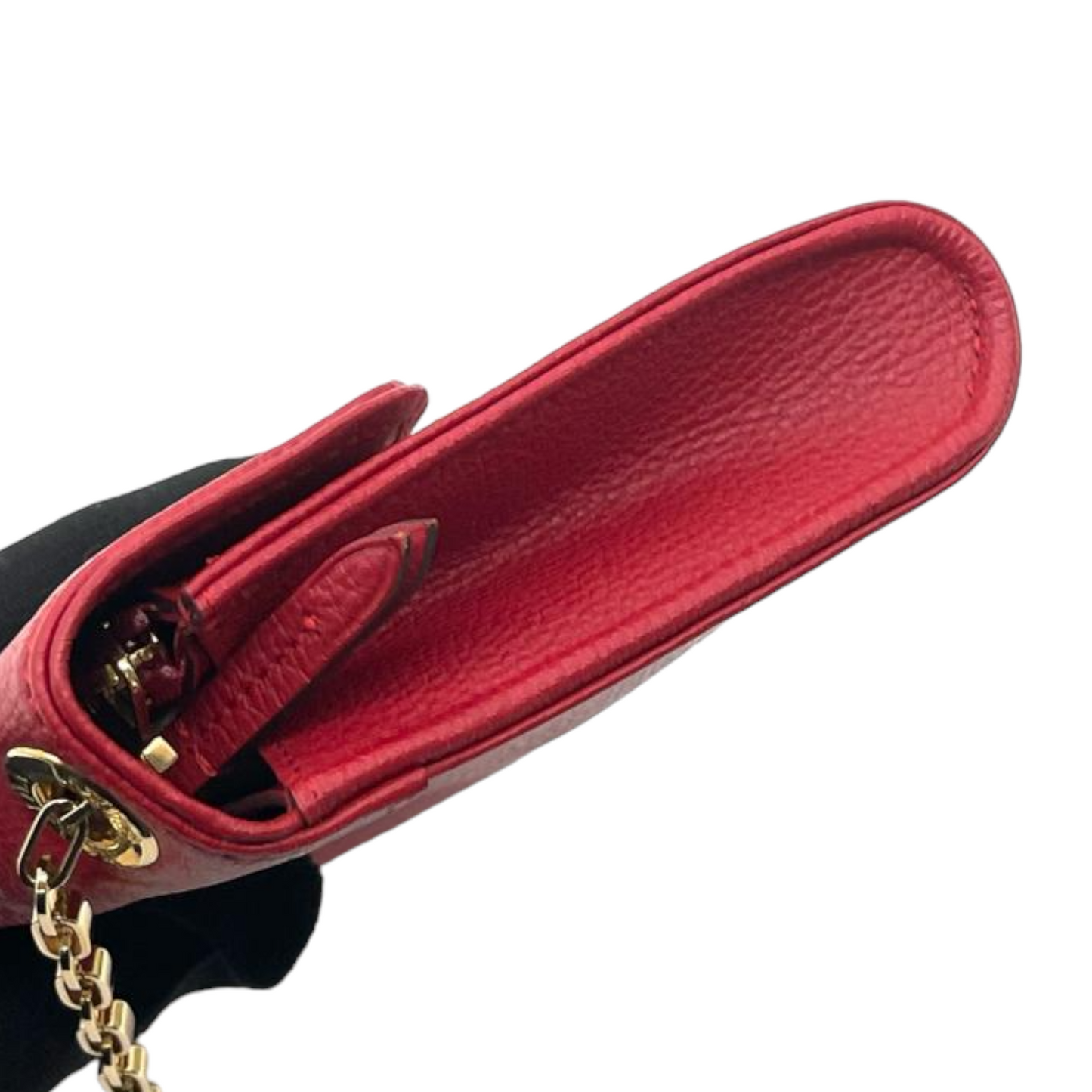Louis-Vuitton WOC Empreinte Saint Germain Pochette Red GHW