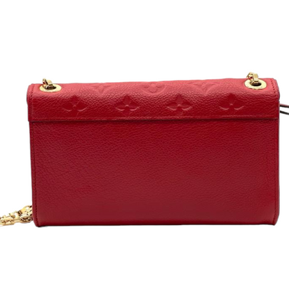 Louis-Vuitton WOC Empreinte Saint Germain Pochette Red GHW