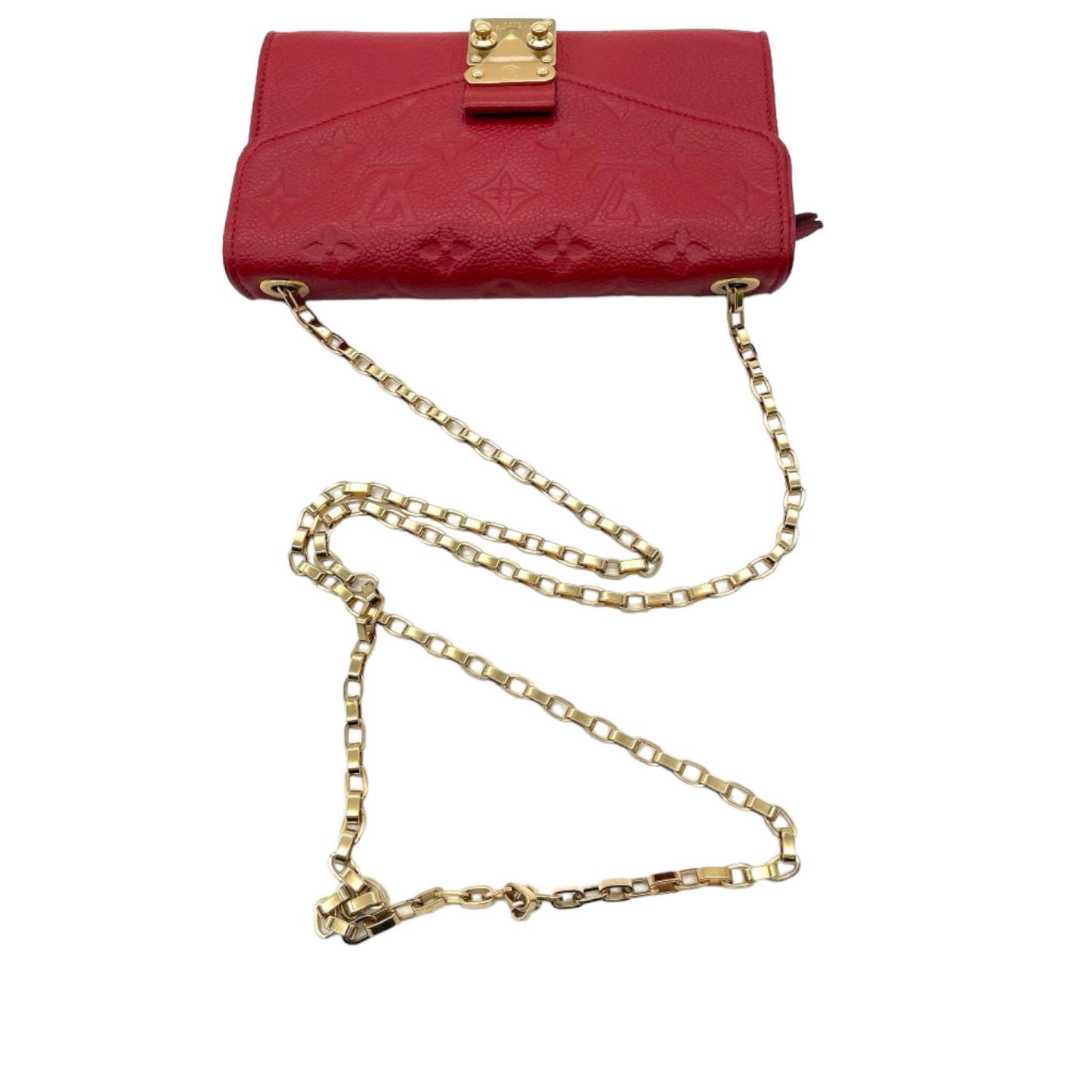 Louis-Vuitton WOC Empreinte Saint Germain Pochette Red GHW