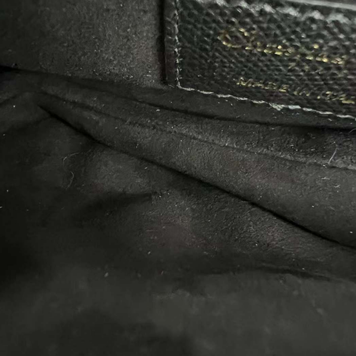 Mini Saddle Bag Black with Additional Strap GHW