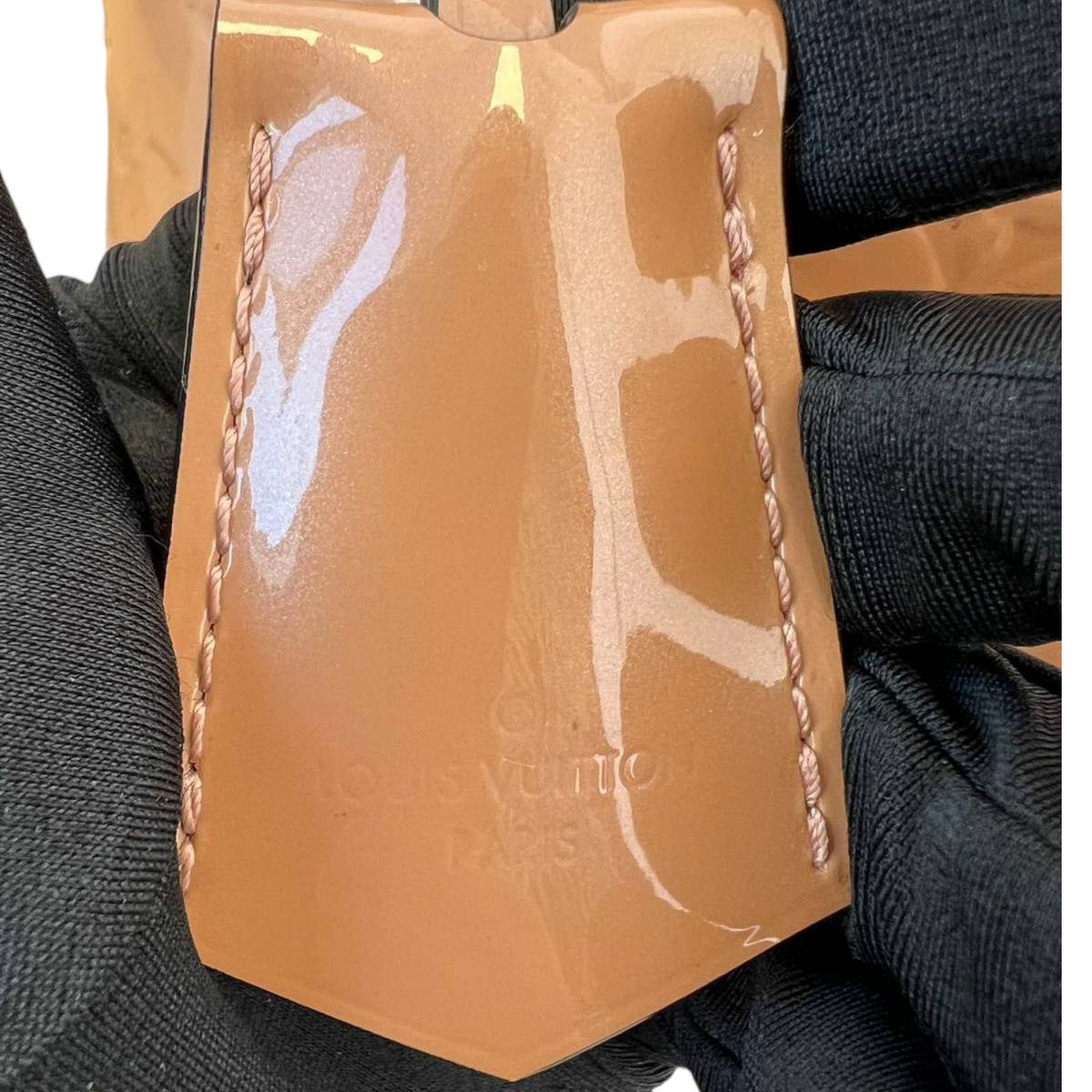 Louis-Vuitton Vernis Alma BB Brown GHW
