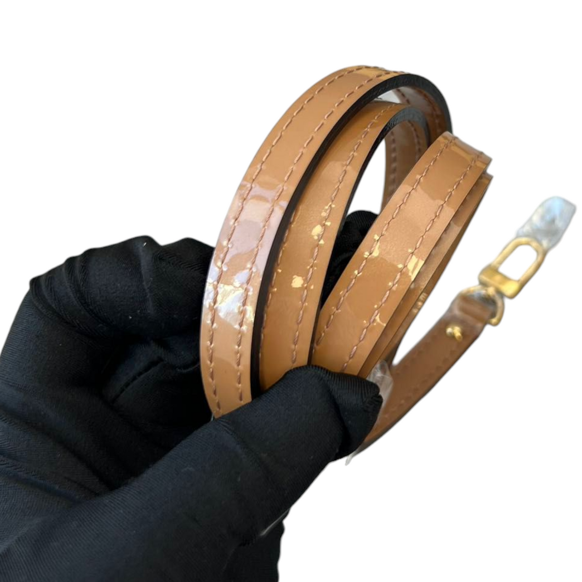 Louis-Vuitton Vernis Alma BB Brown GHW