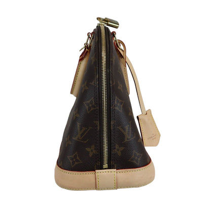 Louis-Vuitton Monogram Alma PM Brown GHW