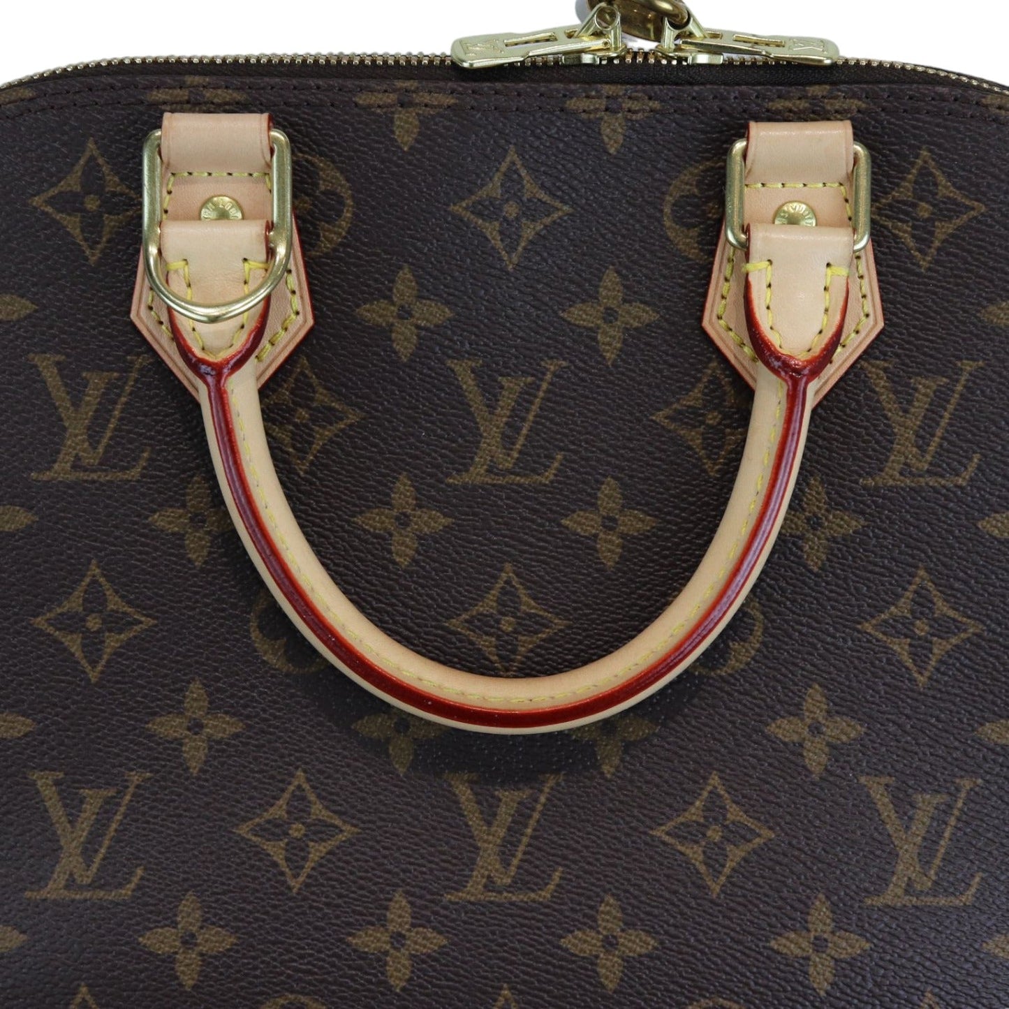 Louis-Vuitton Monogram Alma PM Brown GHW