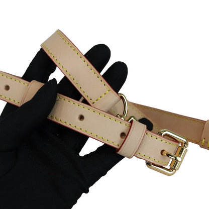 Louis-Vuitton Vachetta Adjustable Shoulder Strap GHW