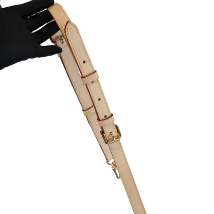 Louis-Vuitton Vachetta Adjustable Shoulder Strap GHW
