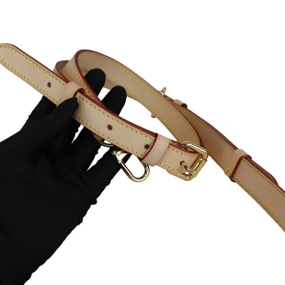 Louis-Vuitton Vachetta Adjustable Shoulder Strap GHW