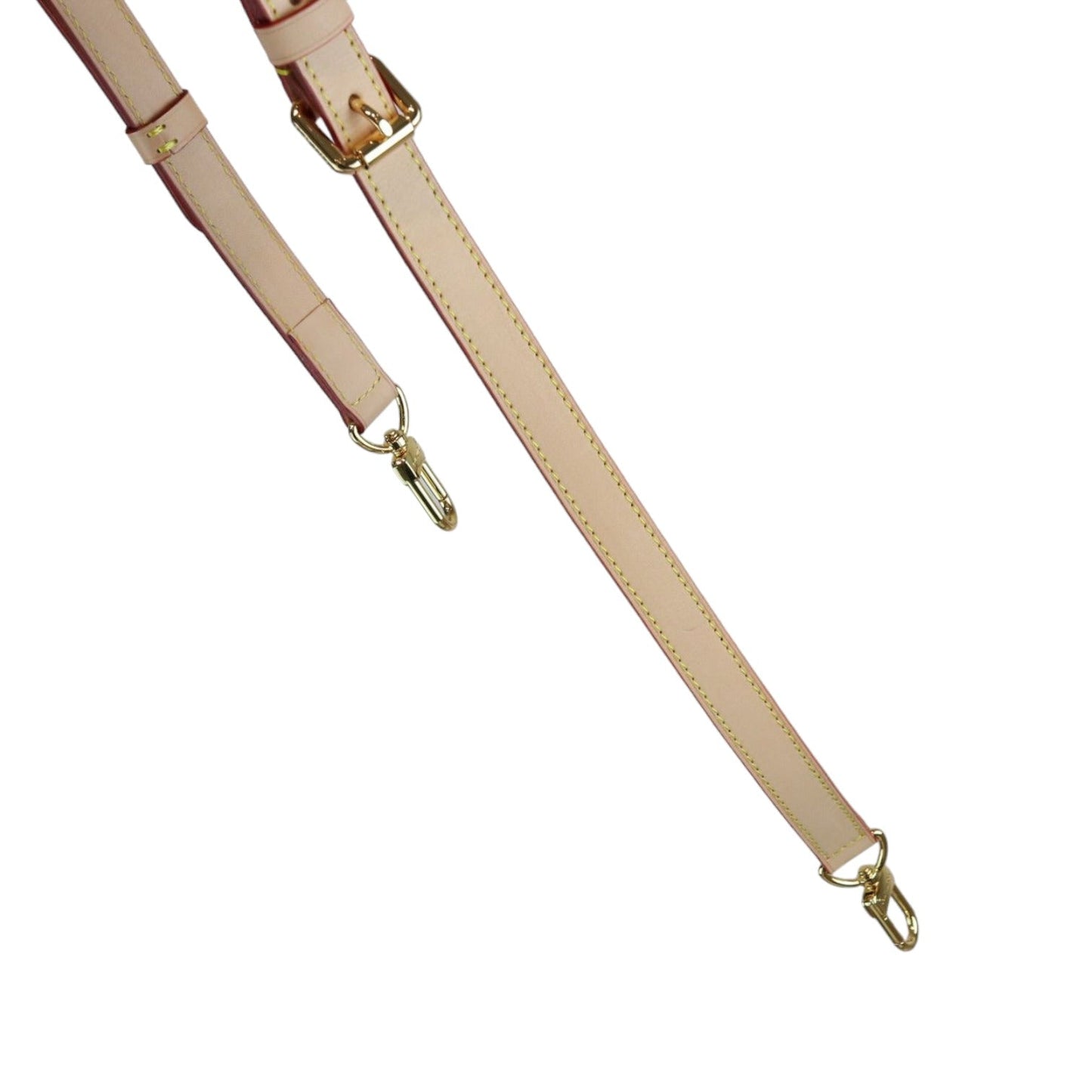 Louis-Vuitton Vachetta Adjustable Shoulder Strap GHW