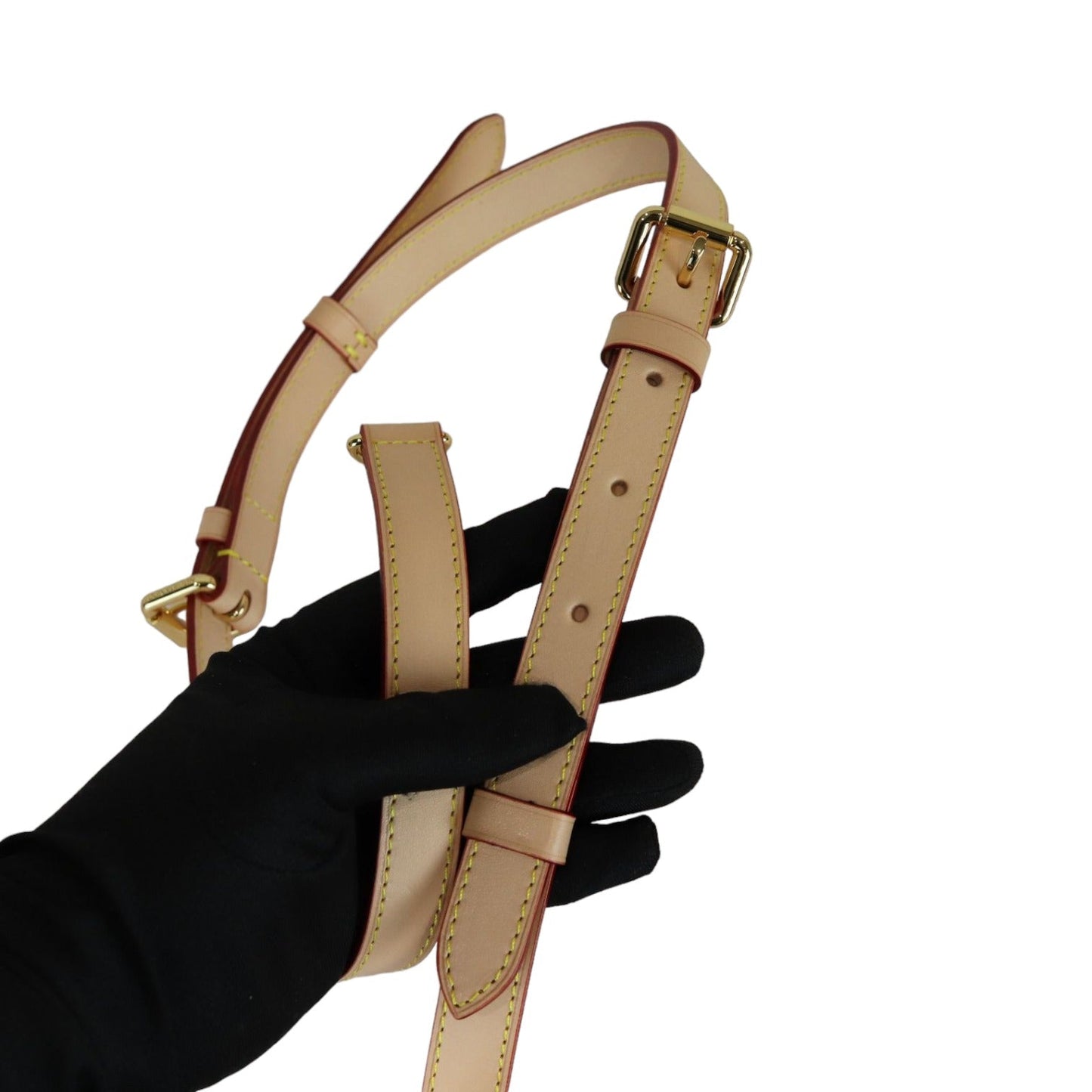 Louis-Vuitton Vachetta Adjustable Shoulder Strap GHW