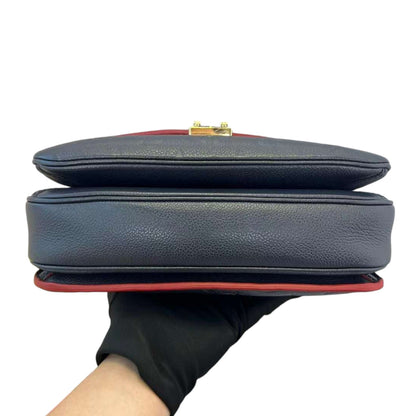 Louis-Vuitton Pochette Metis Empreinte Dark Blue GHW