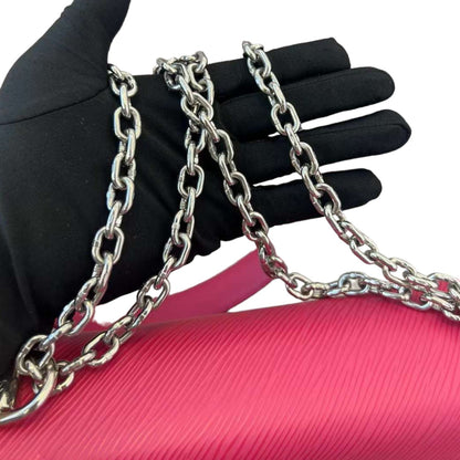 Louis-Vuitton Medium Epi Twist Shoulder Bag MM Pink SHW