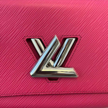 Louis-Vuitton Medium Epi Twist Shoulder Bag MM Pink SHW